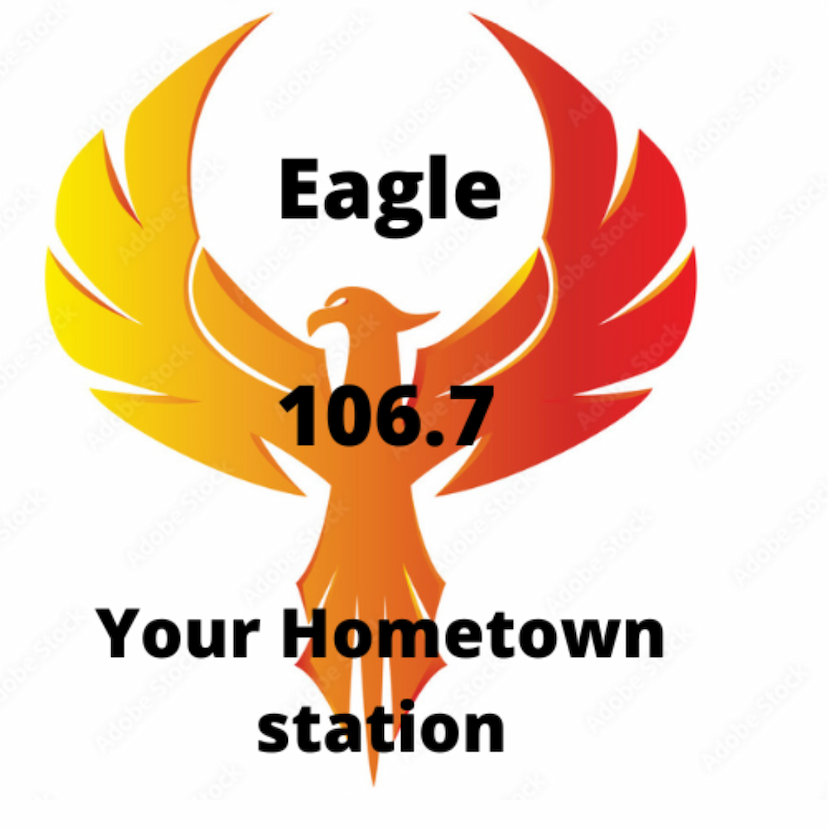 Eagle 106.7=your hometown station