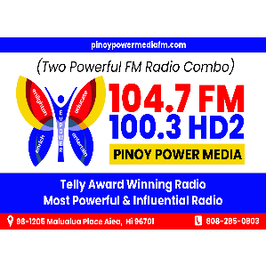 Pinoy power radio media- to advertise call 808. 285. 0803.