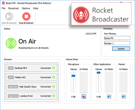 RocketBroadcaster