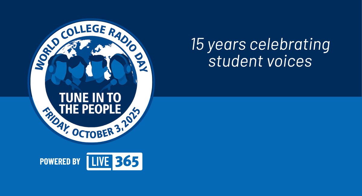 Live365 Powers the 15th Anniversary of World College Radio Day
